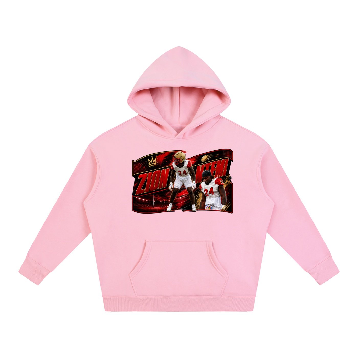 Zion Ntemi Oversize Fleeced Hoodie - Image 5