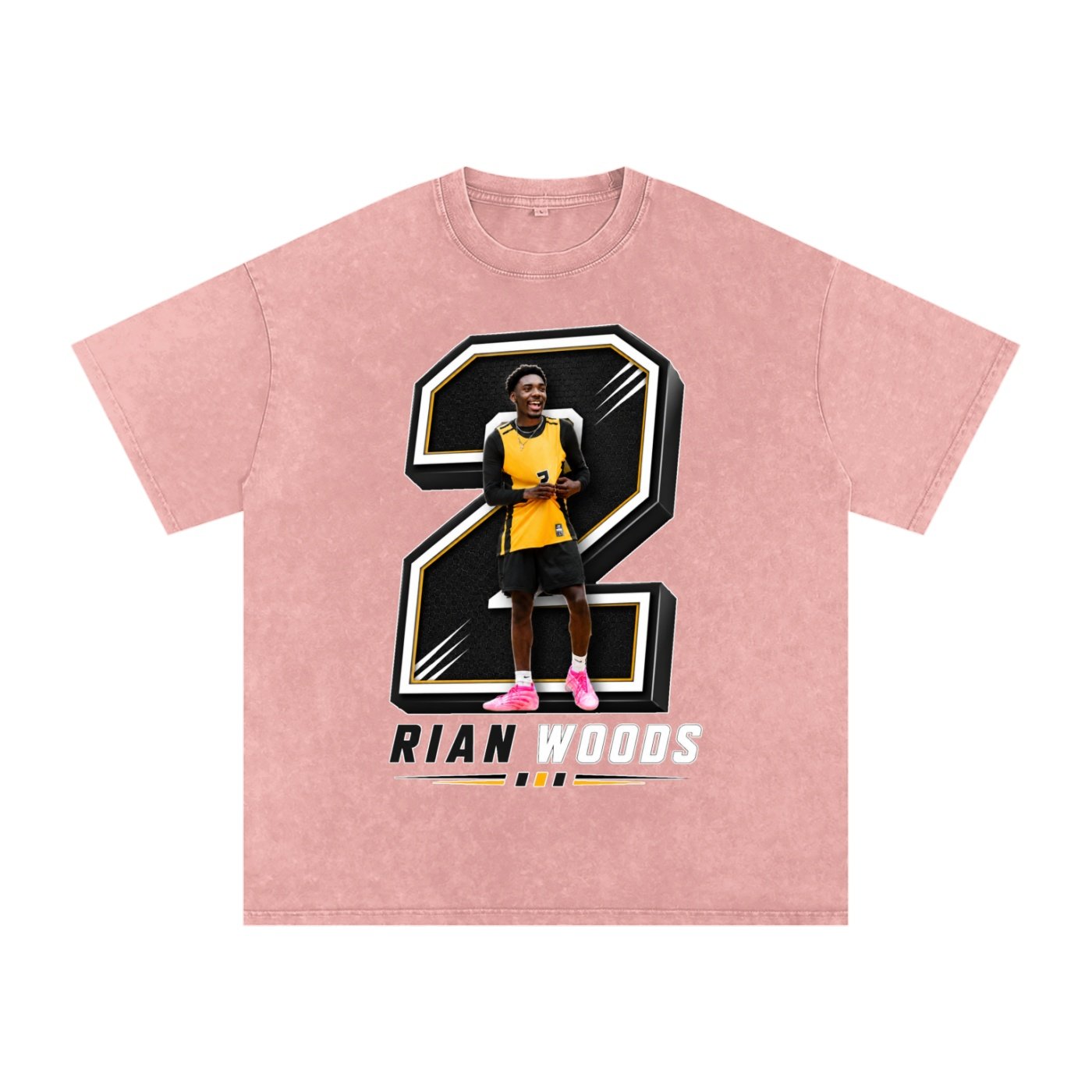 Rian Woods Snow Washed Oversized TEE - Image 5
