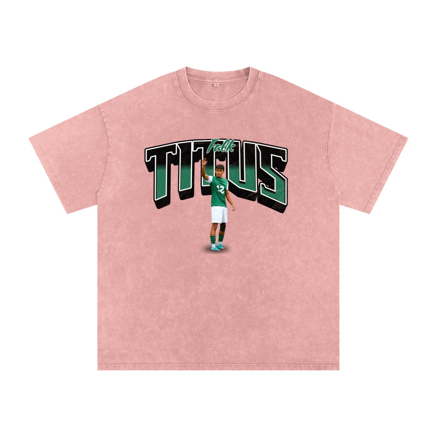 Titus Falk Snow Washed Oversized TEE - Image 5