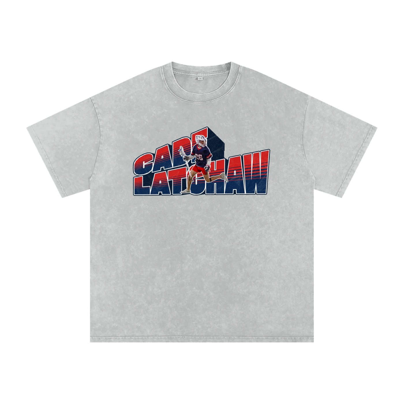 Cade Latchaw Snow Washed Oversized TEE - Image 3