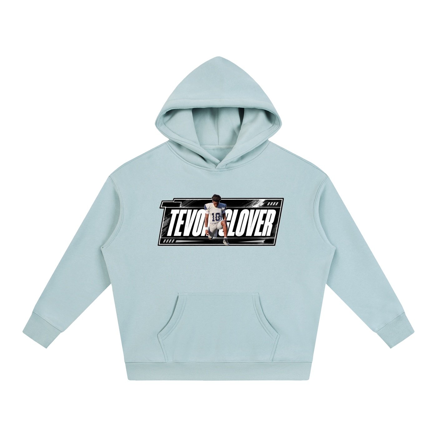 Tevon glover Oversize Fleeced Hoodie - Image 3