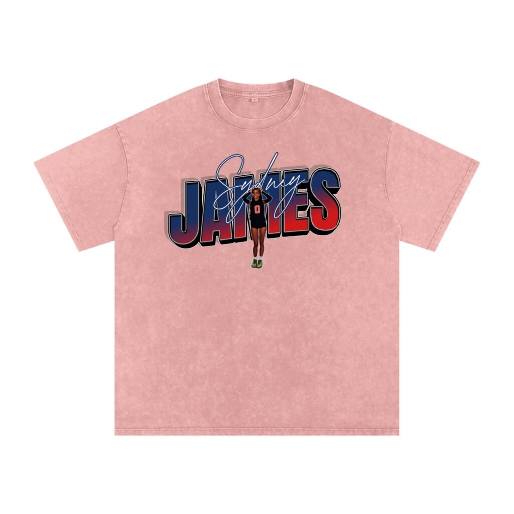 Sydney James Snow Washed Oversized TEE