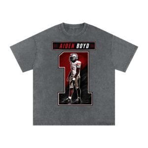 Aiden Boyd Snow Washed Oversized TEE - Image 4