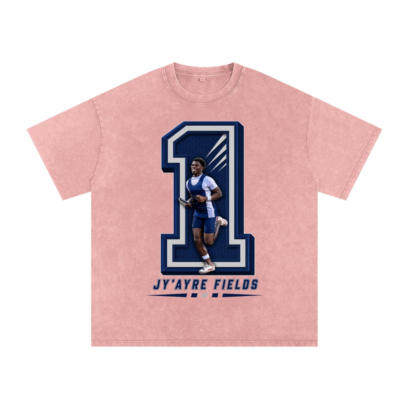 Jy'ayre Fields Snow Washed Oversized TEE - Image 5