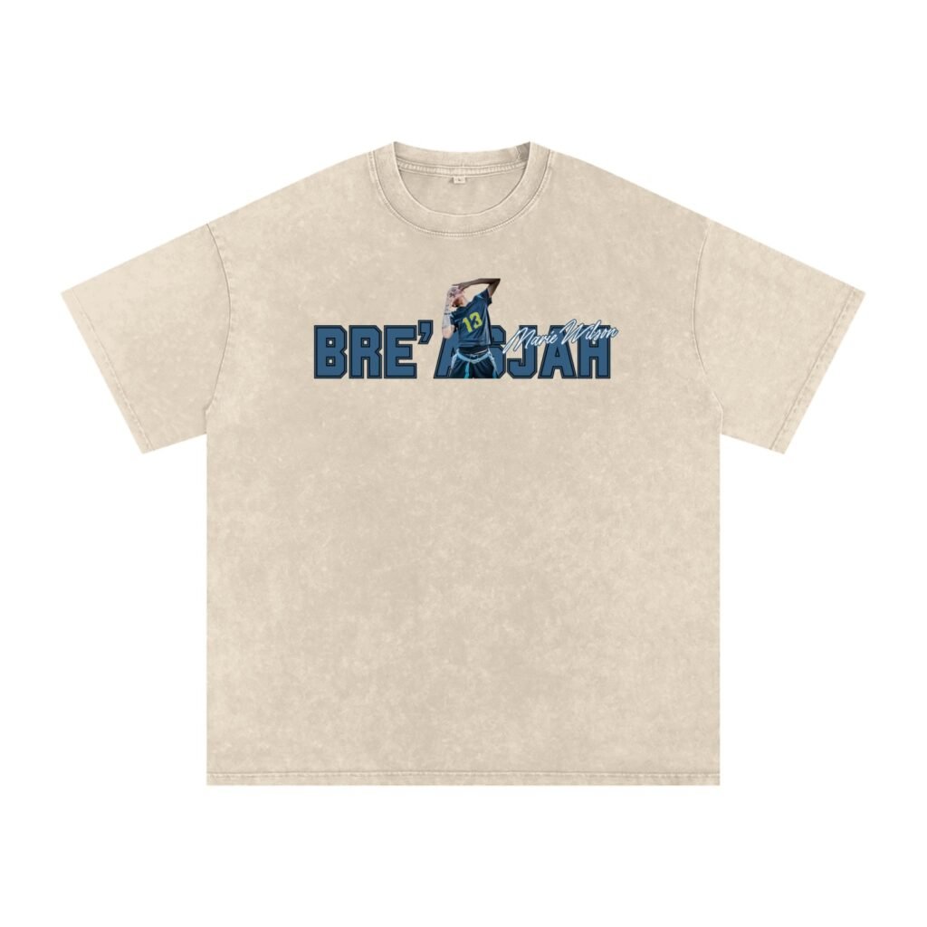 Bre'asjah Snow Washed Oversized TEE