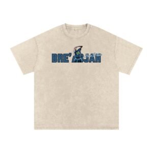 Bre'asjah Snow Washed Oversized TEE - Image 2
