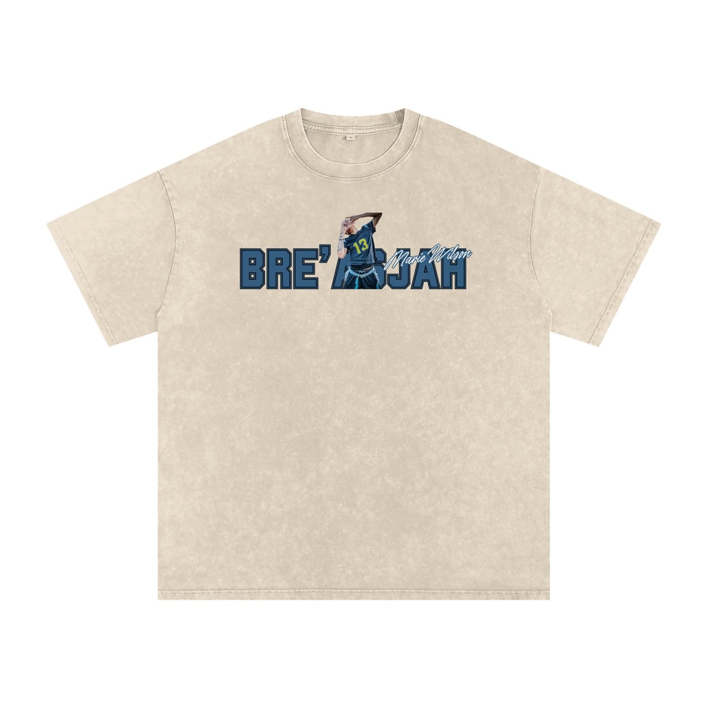 Bre'asjah Snow Washed Oversized TEE - Image 2