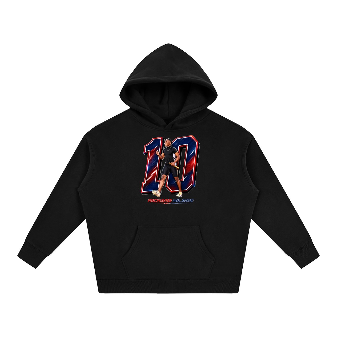 Richard Hilaire Oversize Fleeced Hoodie - Image 1