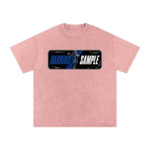 Darrius Sample Snow Washed Oversized TEE - Image 5