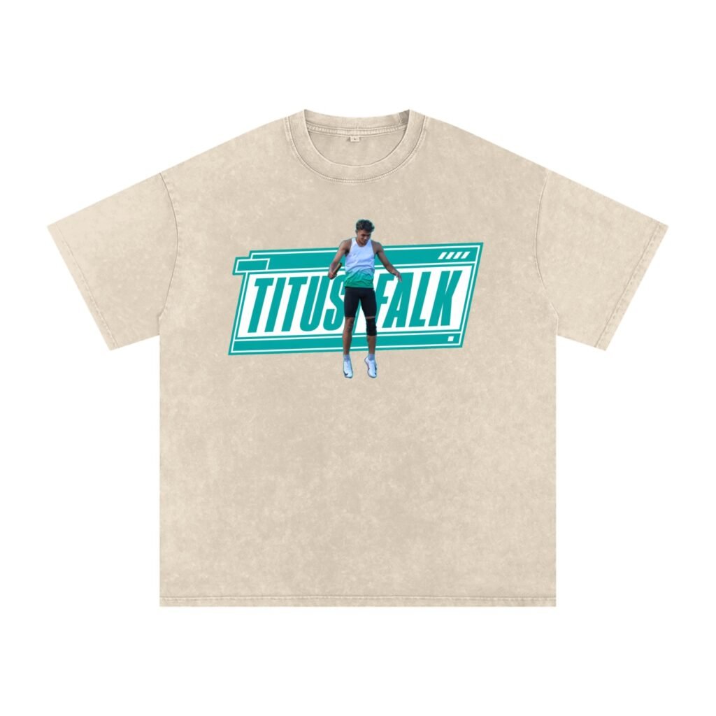 Titus Falk Snow Washed Oversized TEE