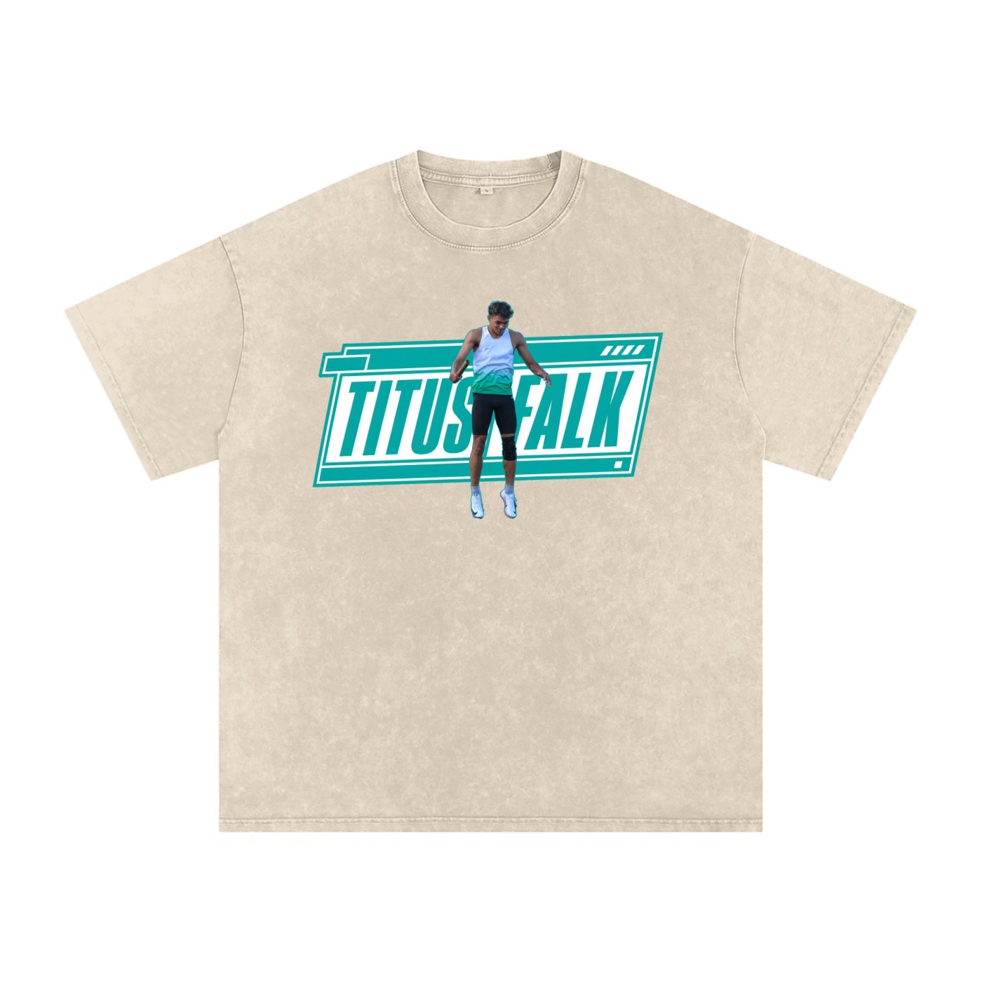 Titus Falk Snow Washed Oversized TEE - Image 2