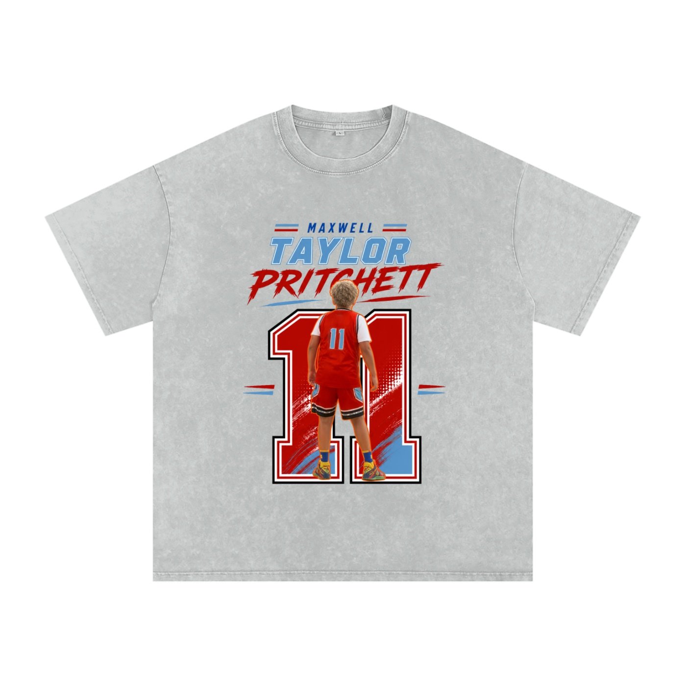 Maxwell Taylor Pritchett Snow Washed Oversized TEE - Image 3