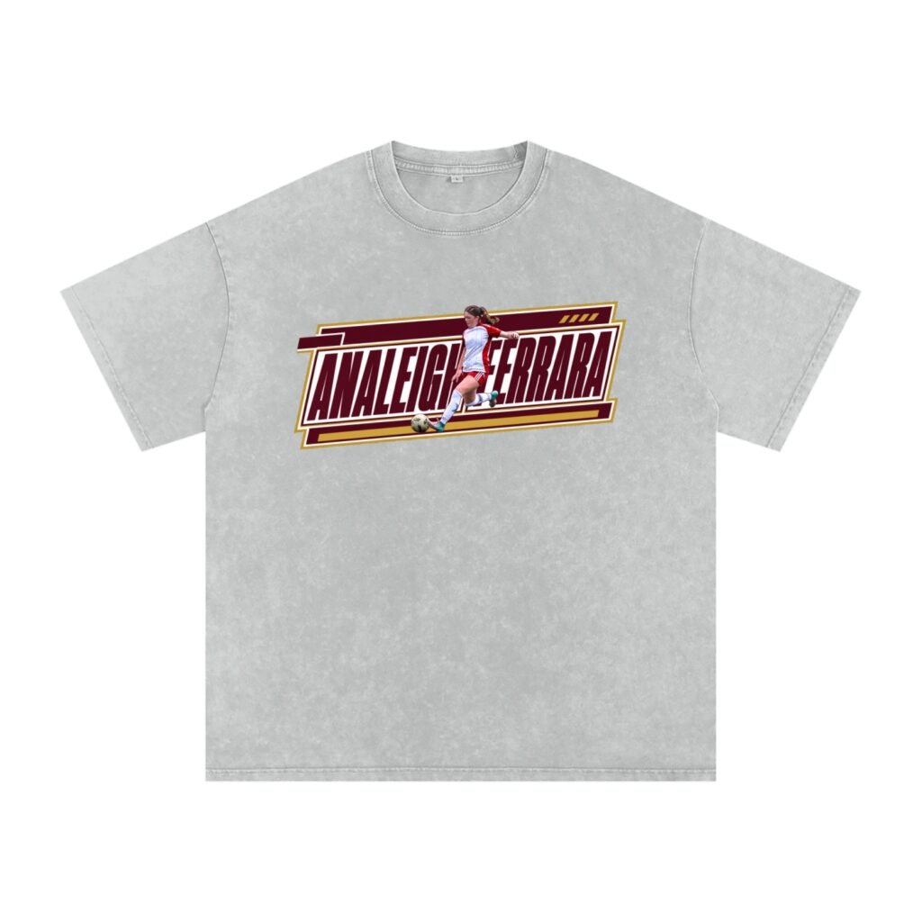 Analeigh Ferrara Snow Washed Oversized TEE
