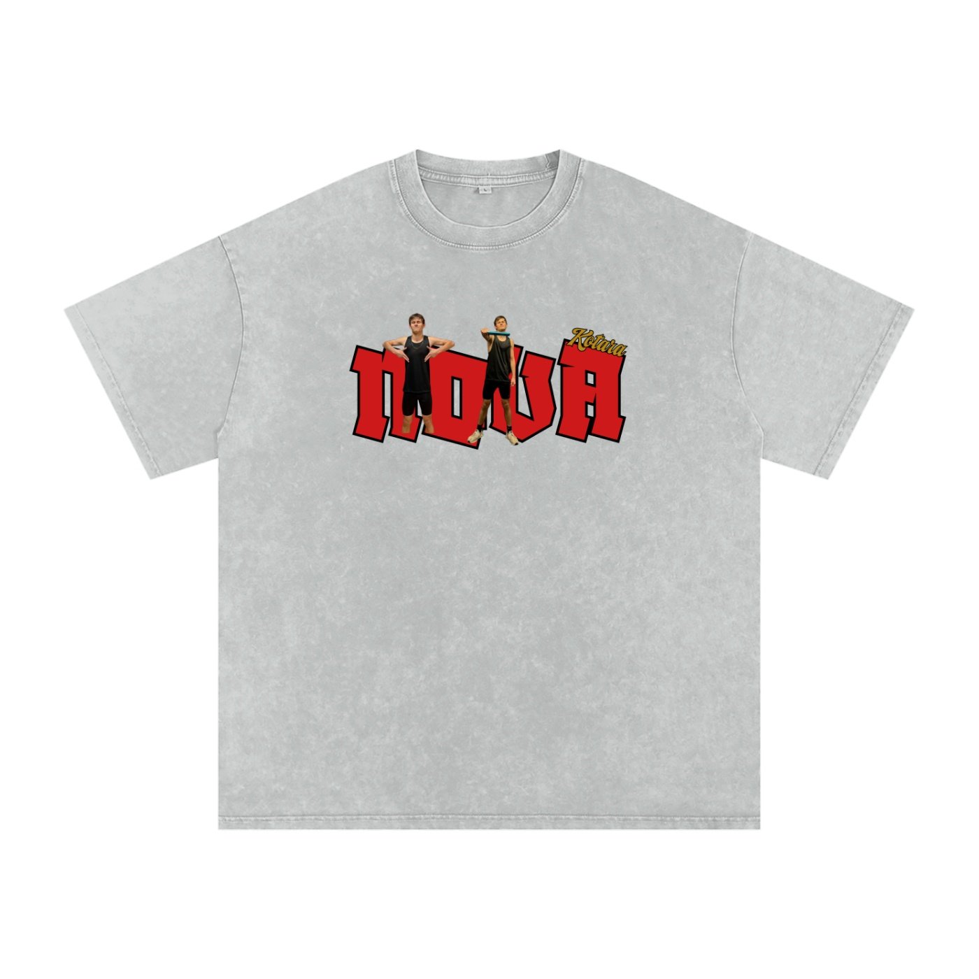 Nova Katora Snow Washed Oversized TEE - Image 3