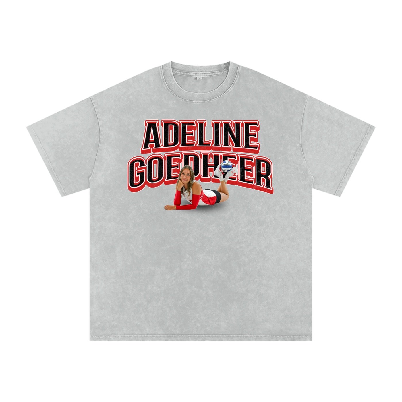 Adeline Goedheer Snow Washed Oversized TEE - Image 3
