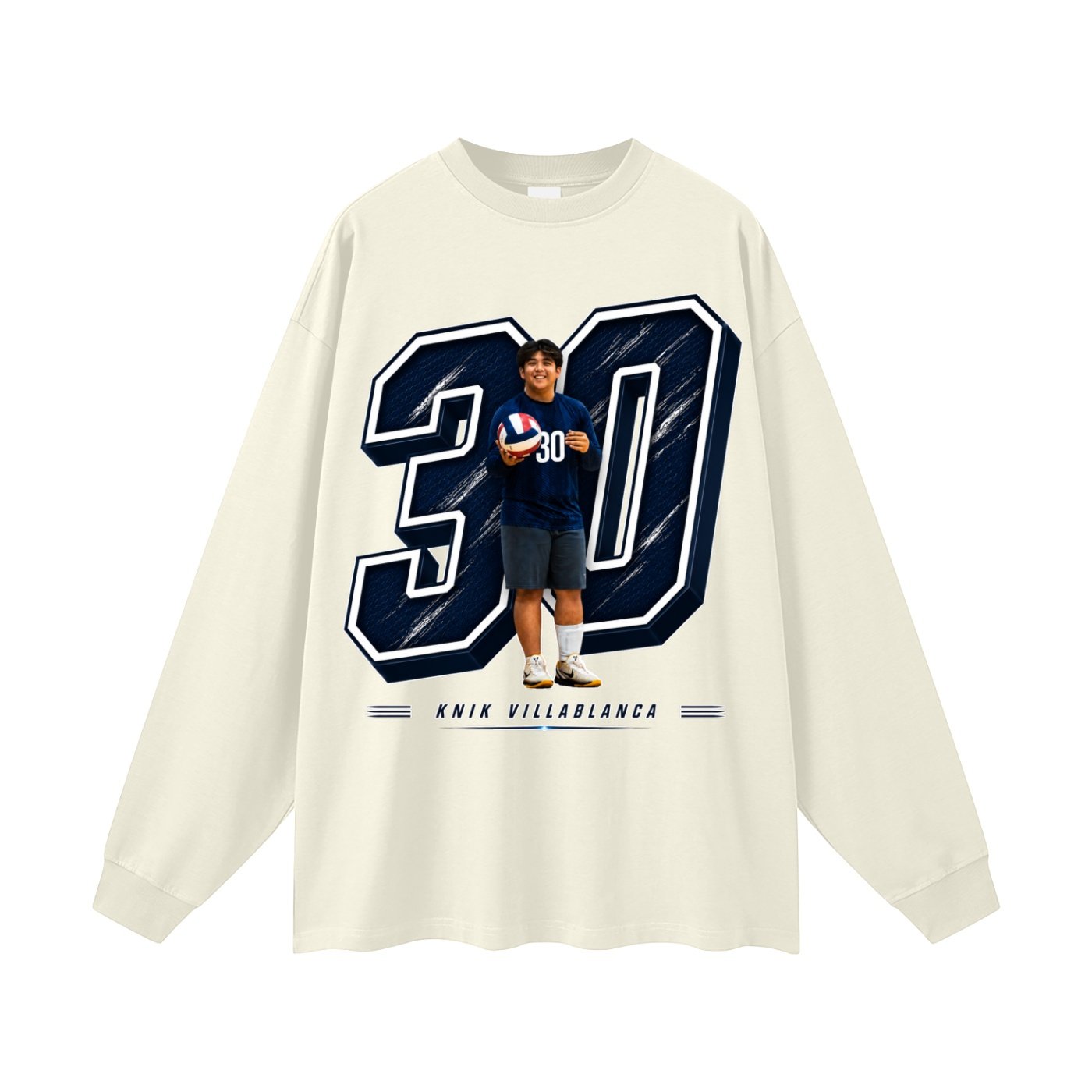 Knik Villablanca Jr Unisex Long Sleeve T-Shirt - Image 3
