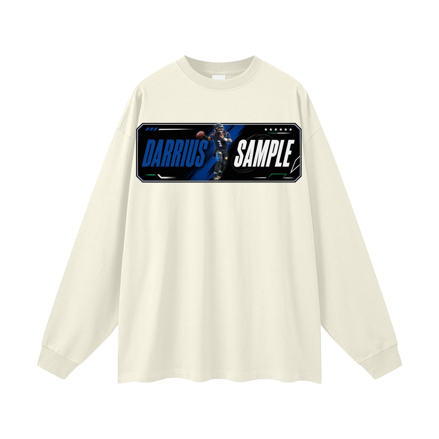 Darrius Sample Unisex Long Sleeve T-Shirt - Image 3