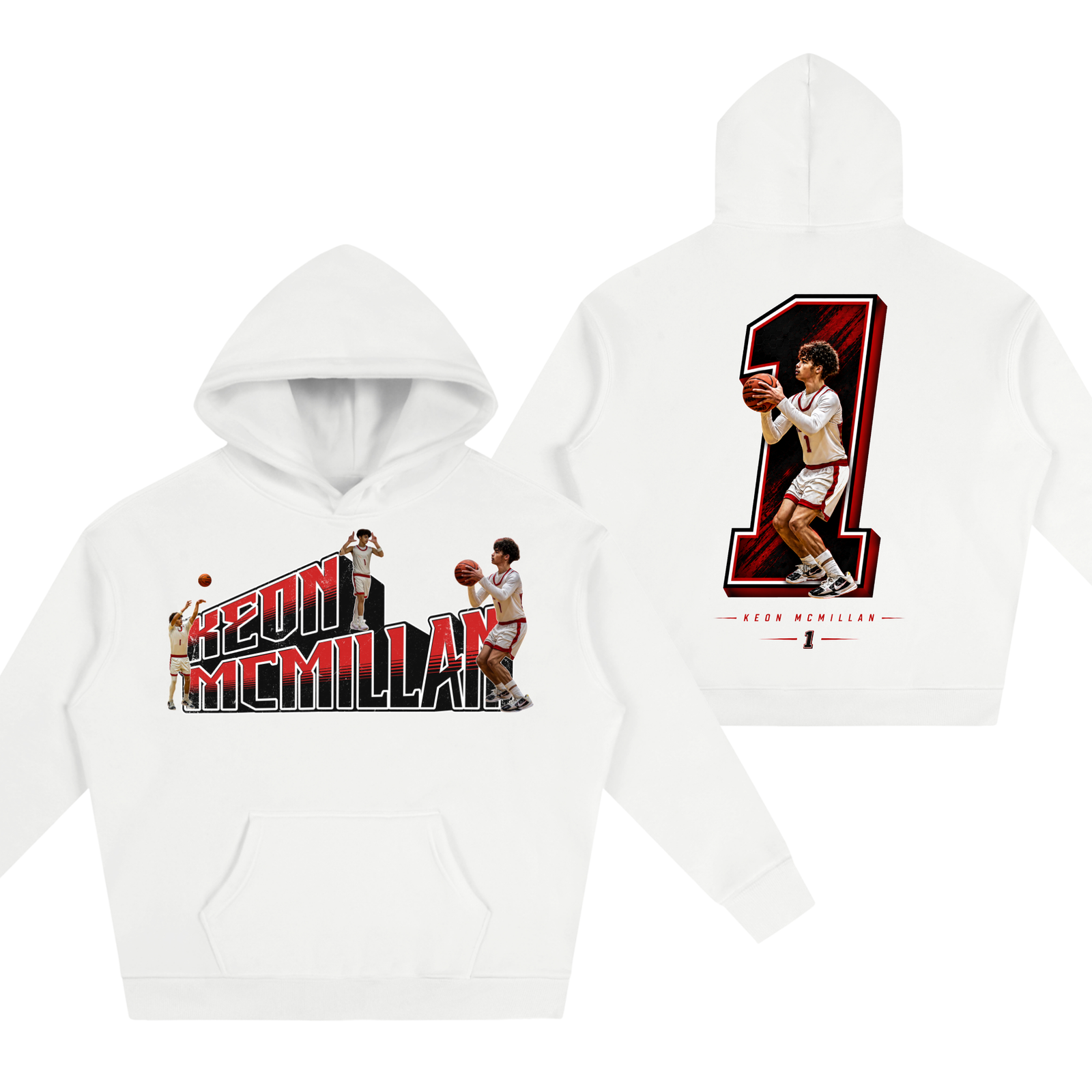 Keon McMillan Oversize Fleeced Hoodie - Image 1