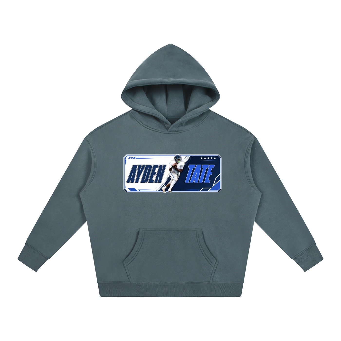 Ayden Tate Oversize Fleeced Hoodie - Image 4