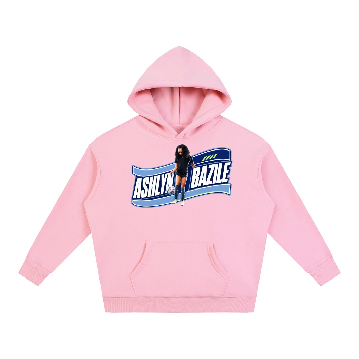 Ashlyn Bazile Oversize Fleeced Hoodie - Image 5