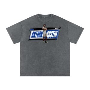 Anthony Austin Snow Washed Oversized TEE - Image 4