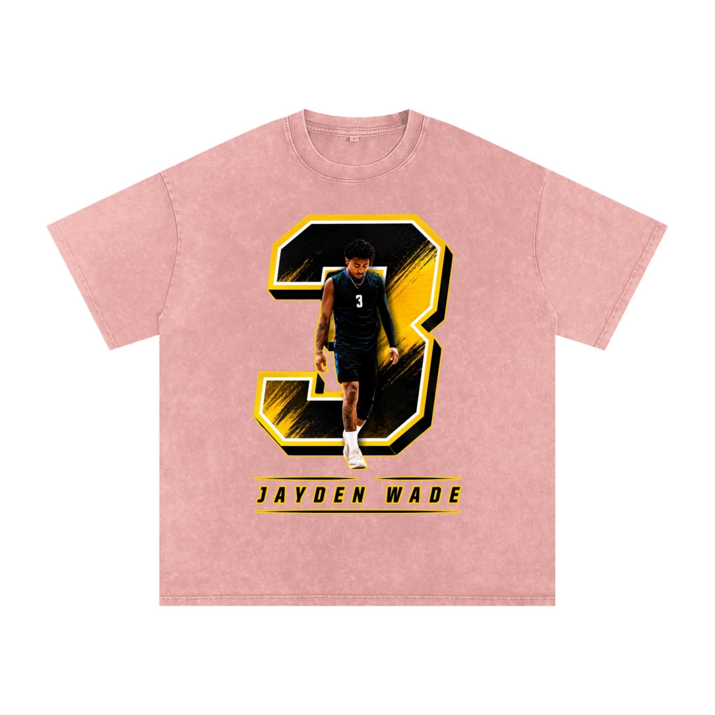 Jayden Wade Snow Washed Oversized TEE - Image 5