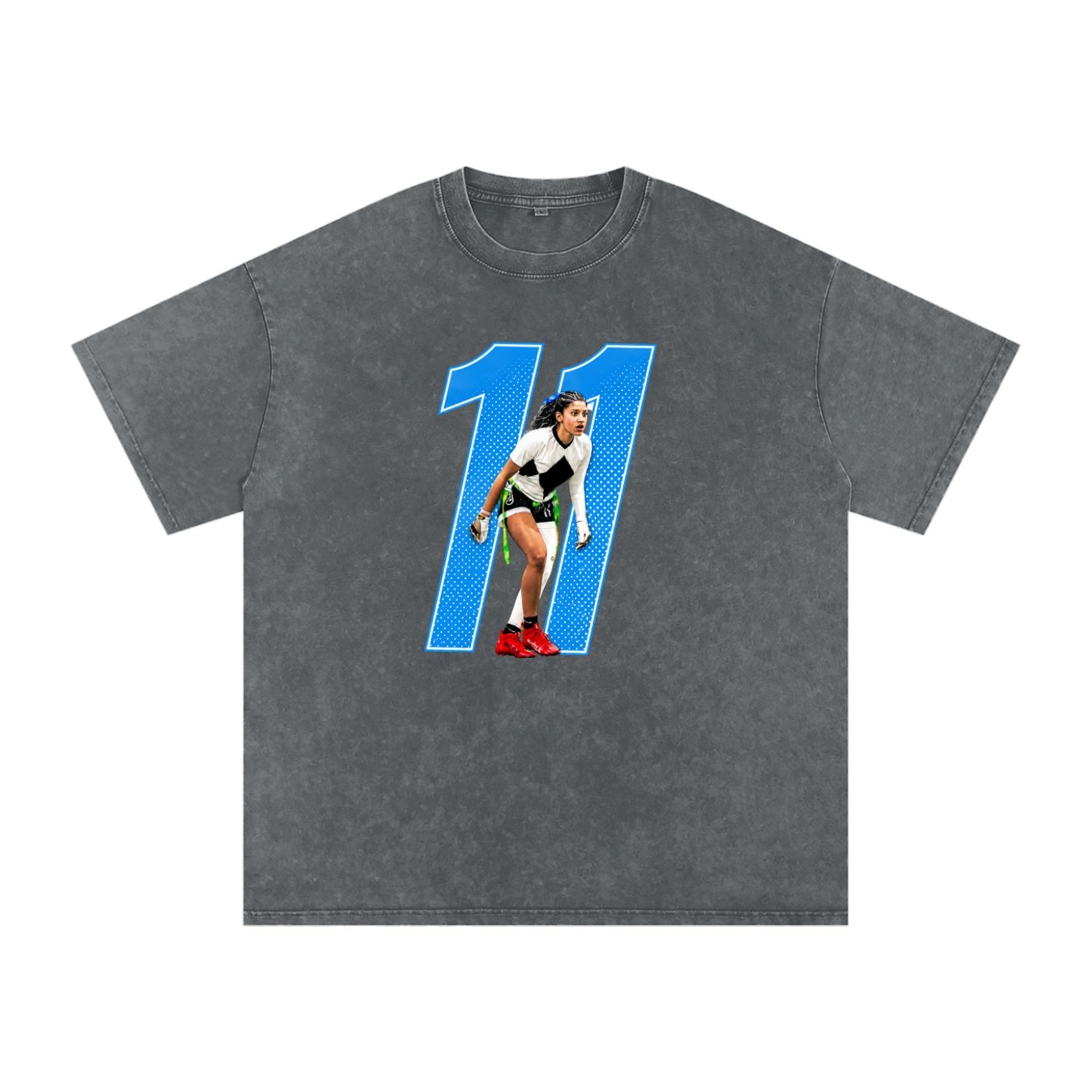 Cassidy Snow Washed Oversized TEE - Image 4