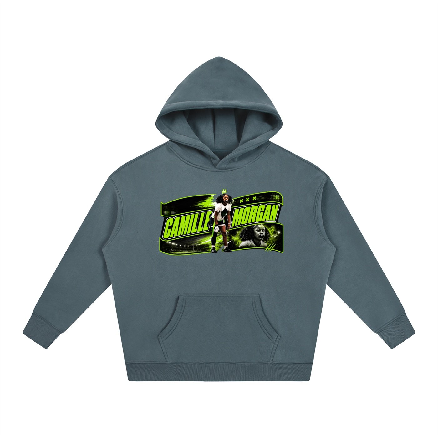 Camille Morgan Oversize Fleeced Hoodie - Image 4