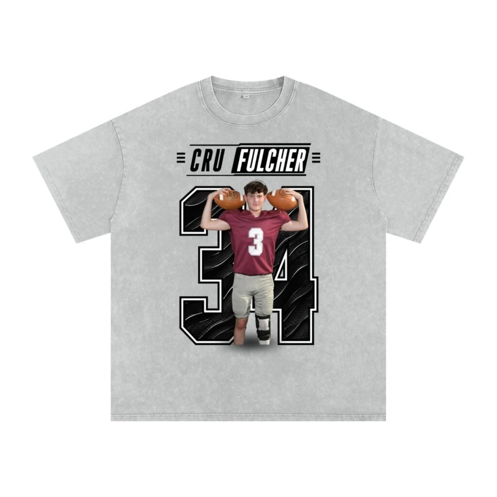 Cru Felcher Snow Washed Oversized TEE