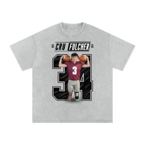 Cru Felcher Snow Washed Oversized TEE - Image 2