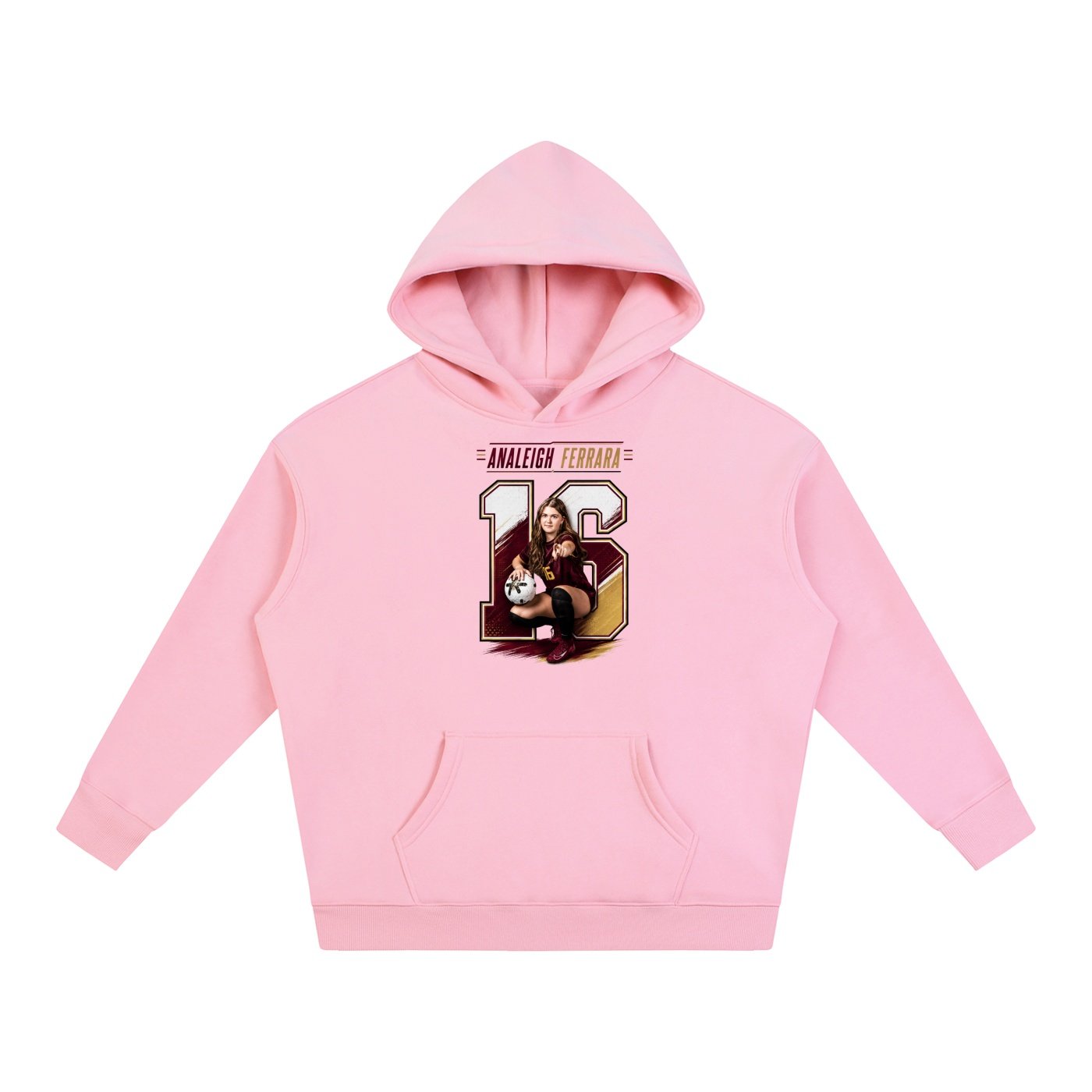 Analeigh Ferrara Oversize Fleeced Hoodie - Image 4