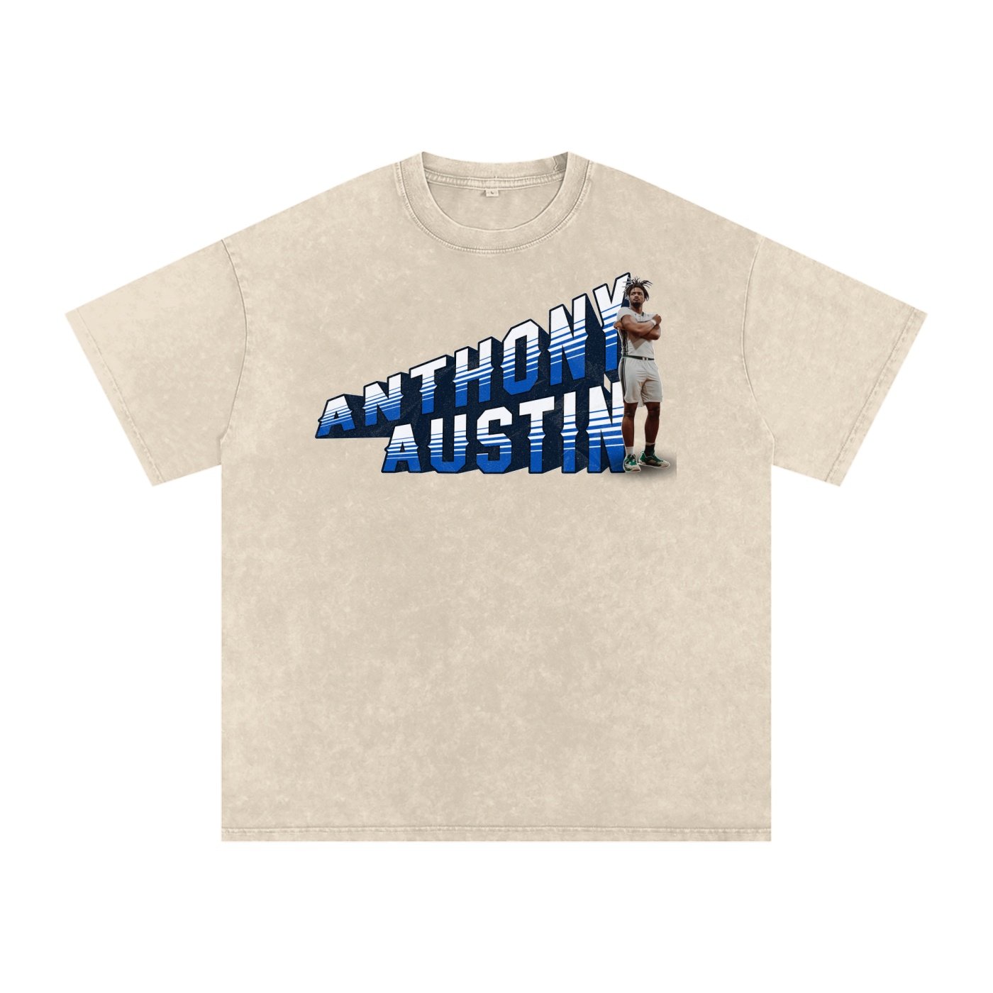 Anthony Austin Washed Oversized TEE - Image 2