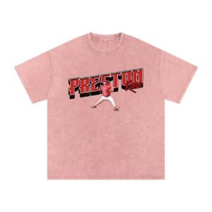Preston Kane Snow Washed Oversized TEE - Image 5