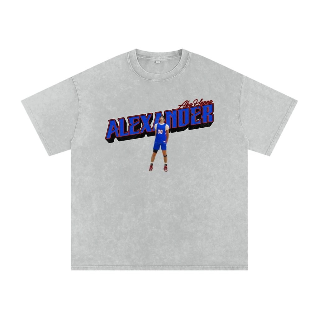 Alexander Abu Hanna Snow Washed Oversized TEE