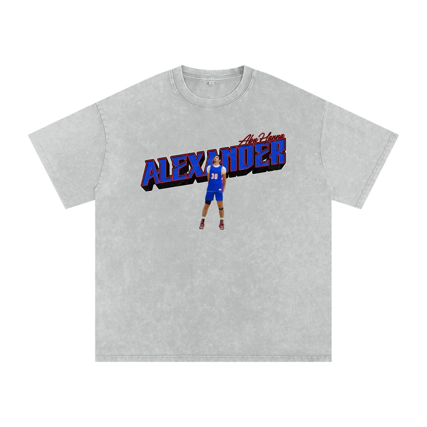 Alexander Abu Hanna Snow Washed Oversized TEE - Image 3