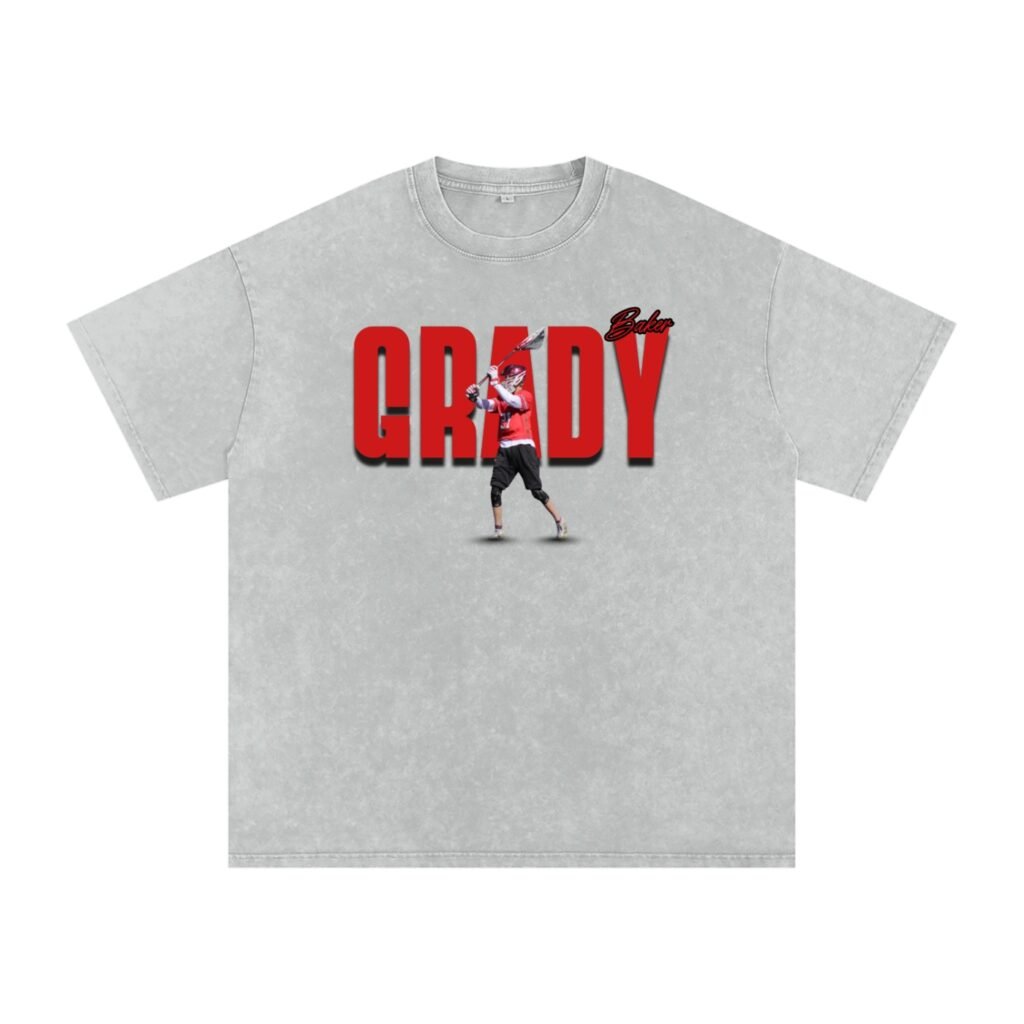Grady Baker Snow Washed Oversized TEE