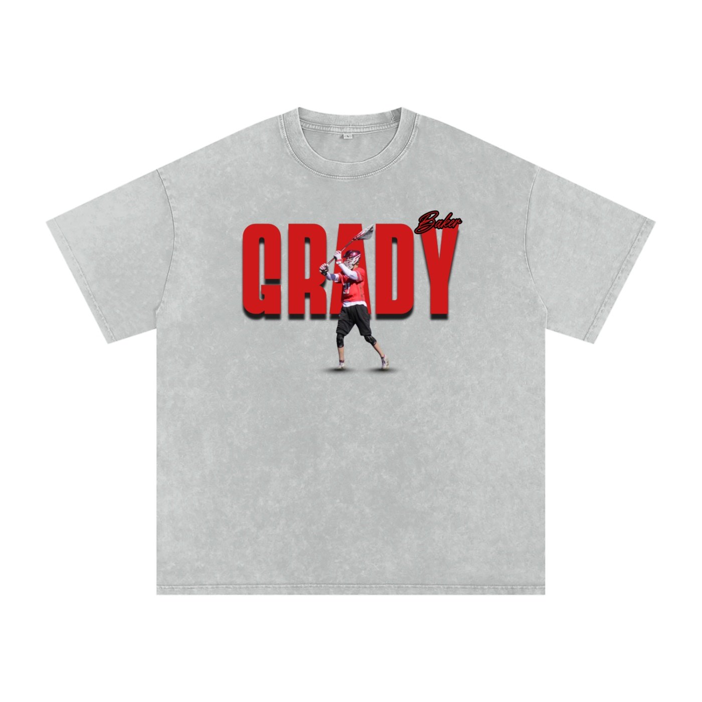 Grady Baker Snow Washed Oversized TEE - Image 3