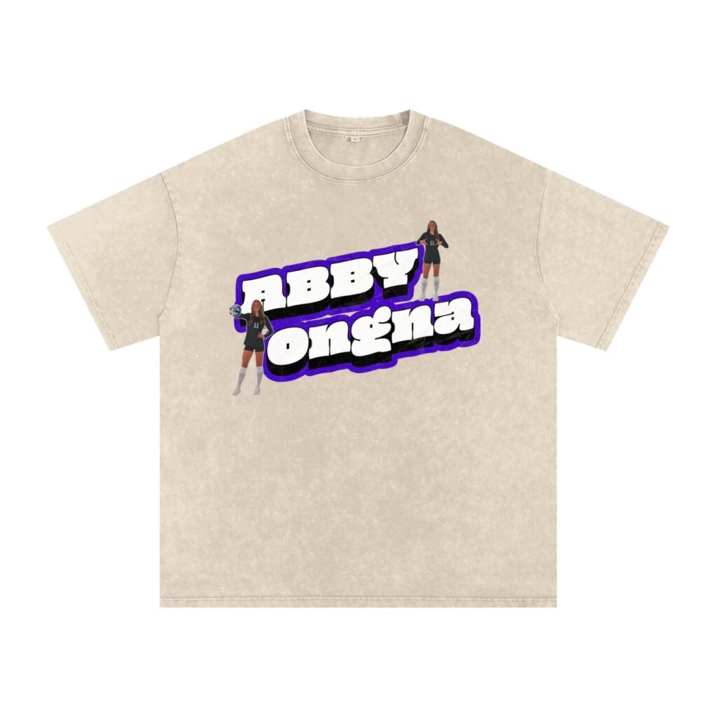 Abby Ongna Snow Washed Oversized TEE