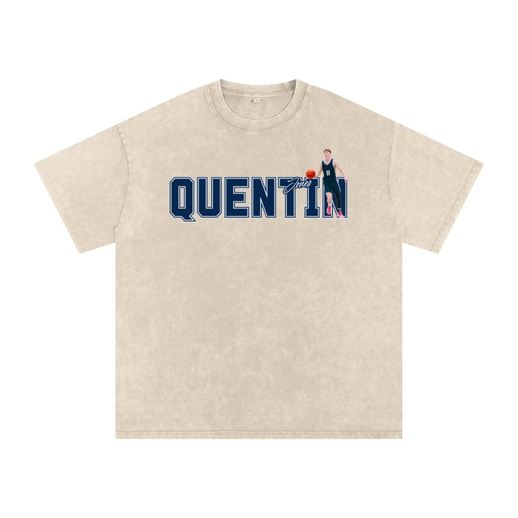 Quentin Jones Snow Washed Oversized TEE