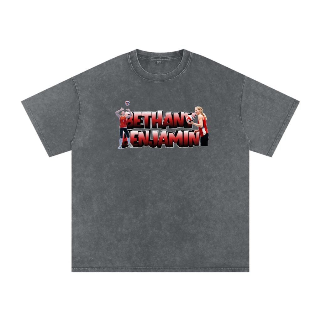 Bethany Benjamin Snow Washed Oversized TEE