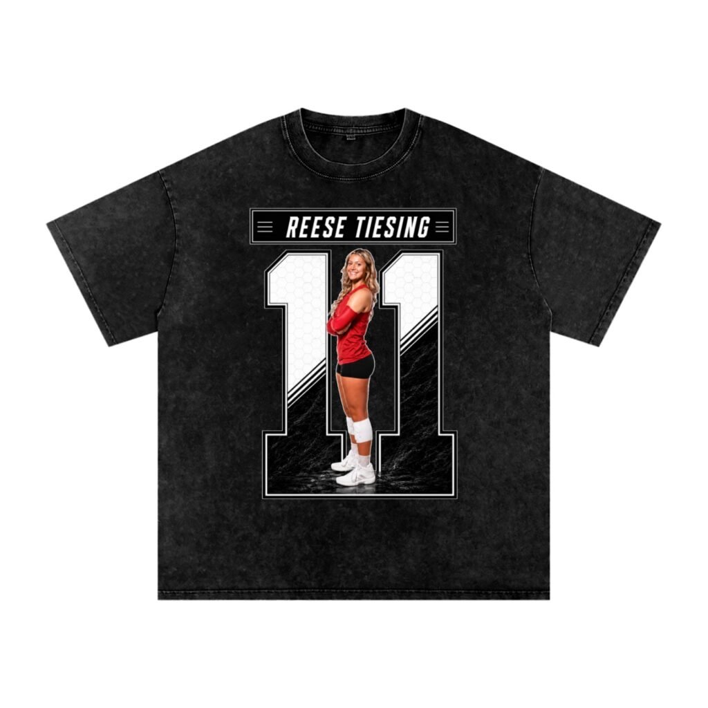 Reese Tiesing Snow Washed Oversized TEE