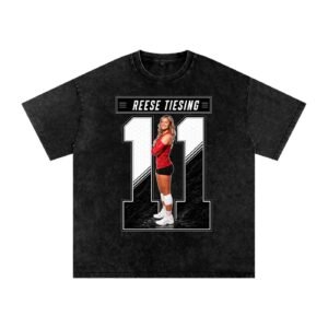 Reese Tiesing Snow Washed Oversized TEE - Image 1
