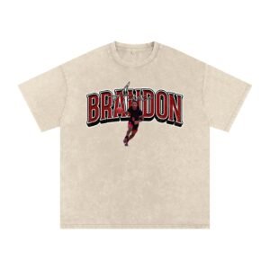 Brandon Avance Snow Washed Oversized TEE - Image 2