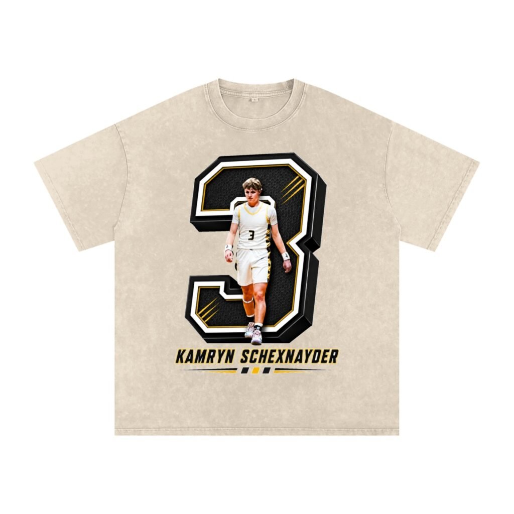 Kamryn Schexnayder Snow Washed Oversized TEE