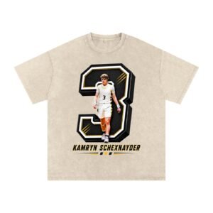 Kamryn Schexnayder Snow Washed Oversized TEE - Image 2