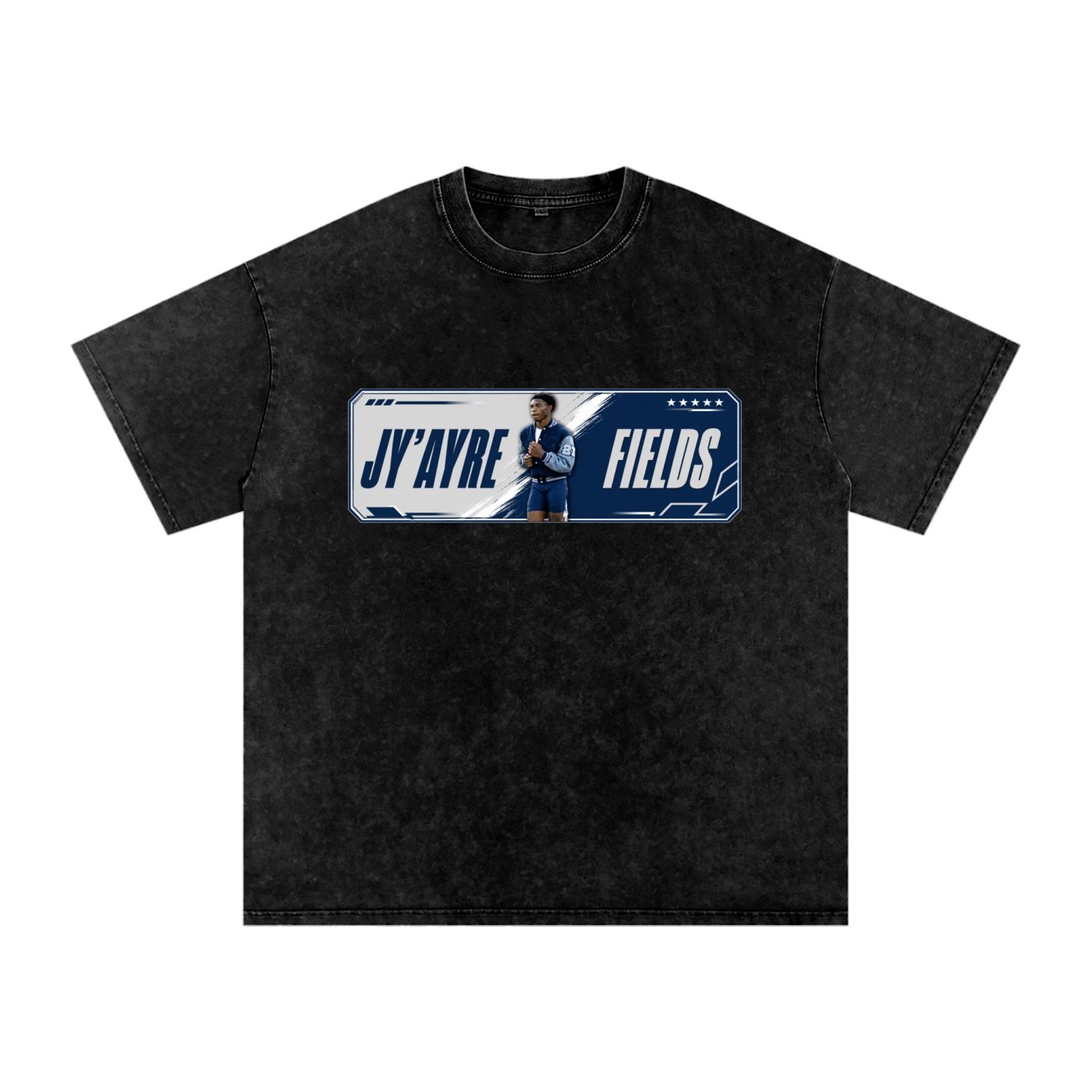 Jy'ayre Fields Snow Washed Oversized TEE - Image 1