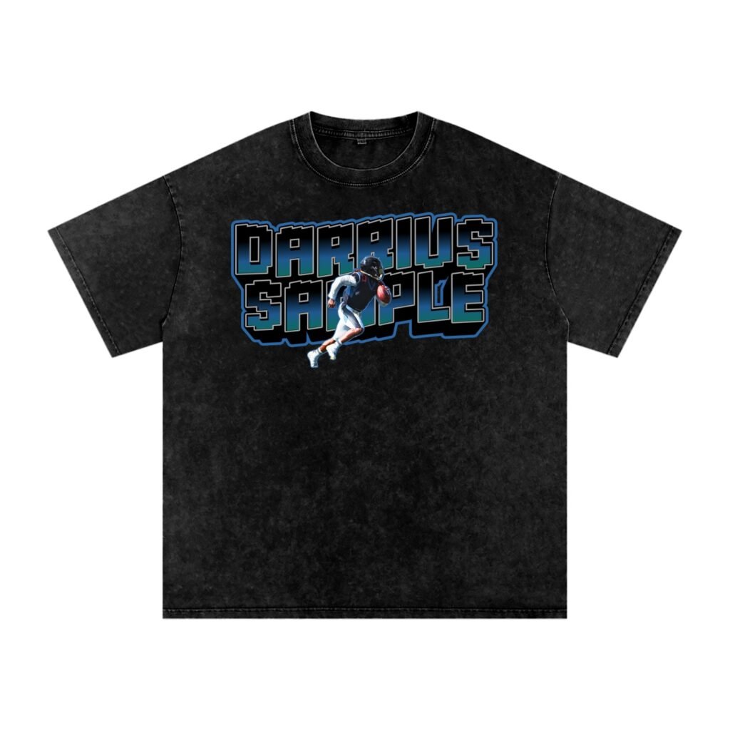 Darrius Sample Snow Washed Oversized TEE