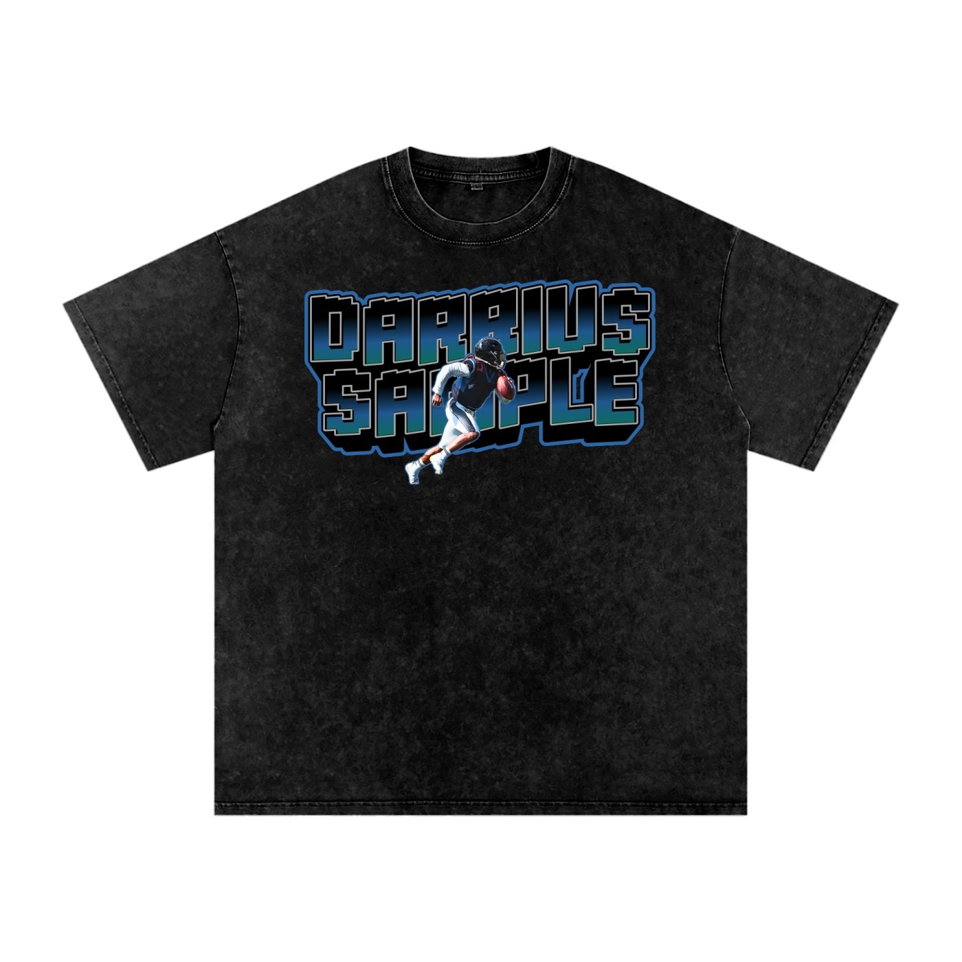 Darrius Sample Snow Washed Oversized TEE - Image 1