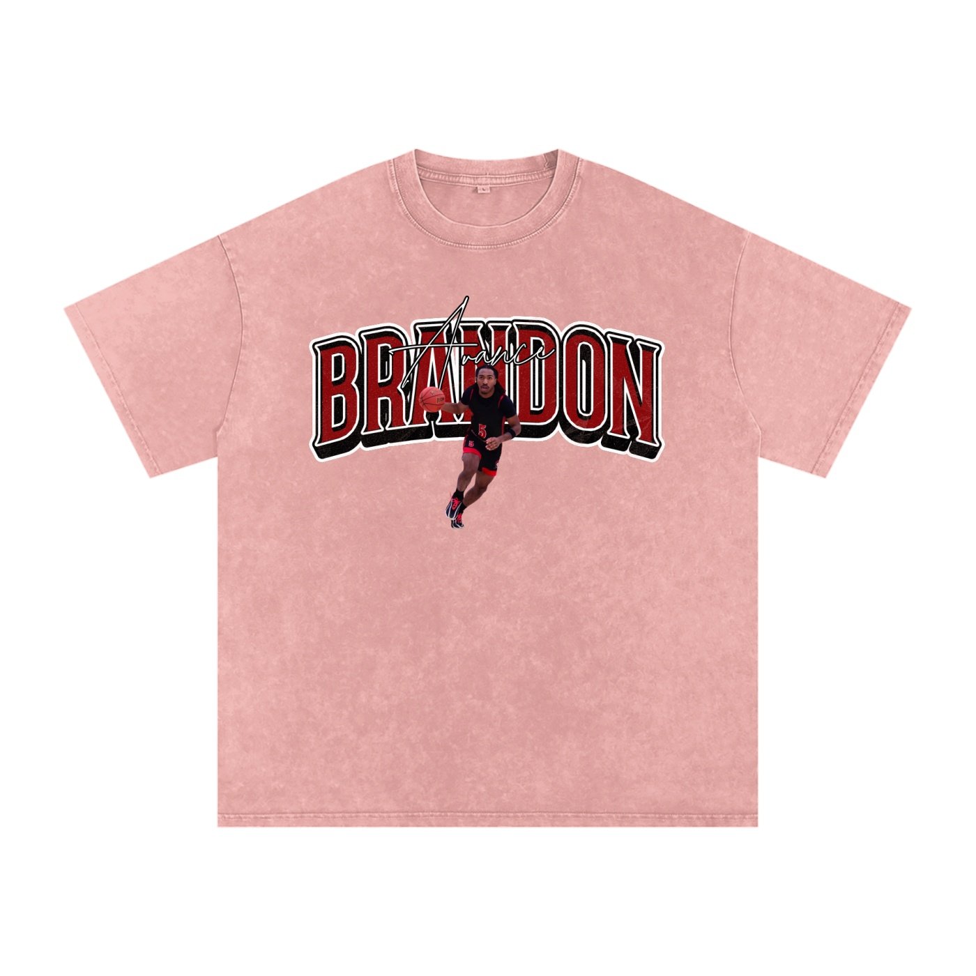 Brandon Avance Snow Washed Oversized TEE - Image 5