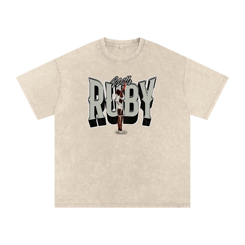 Ruby wills Snow Washed Oversized TEE